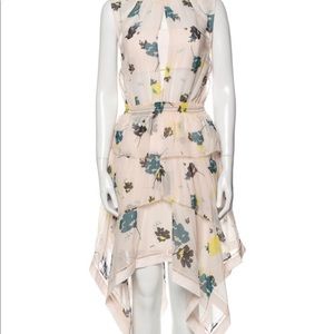 Self-portrait light pink floral dress